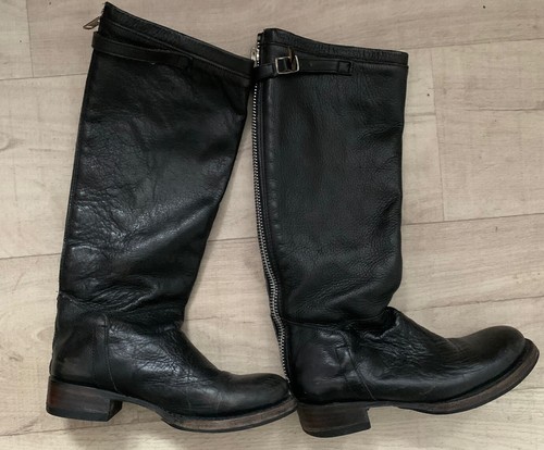 Ladies ash black all leather - black,