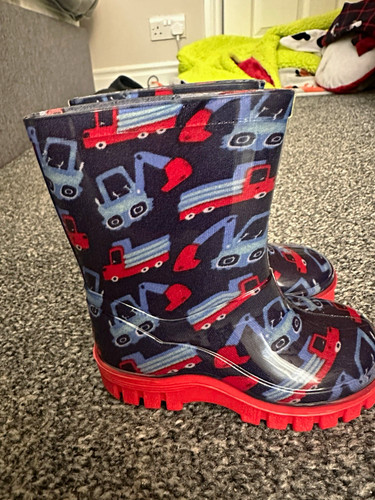 Kids digger print wellies - kids,