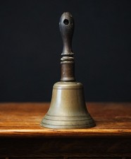 Large Heavy Brass Hand Bell
