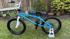Blue/white Custom BMX Bike