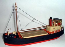 Clyde Puffer 68ft Waterline version MB1a UNPAINTED OO Scale Langley Models Kit