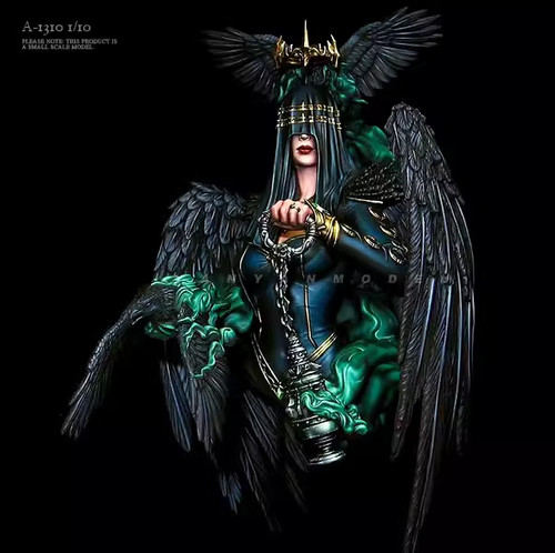 Resin raven messenger - 1/10,