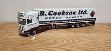 Tekno 62300 1:50 Scania R Topline B Cookson 3 axle Grey Adams Fridge Trailer