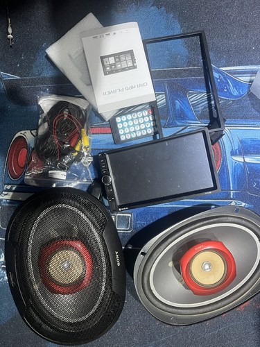 Single din car stereo - single,