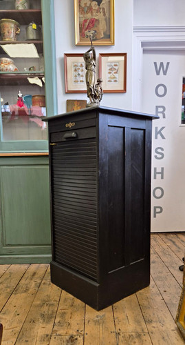 Oak tambour front filing - oak,