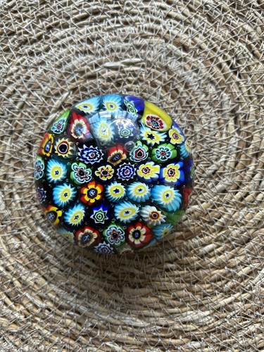 Murano millefiori paperweight - murano,