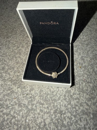 Pandora flower mesh bangle - pandora,