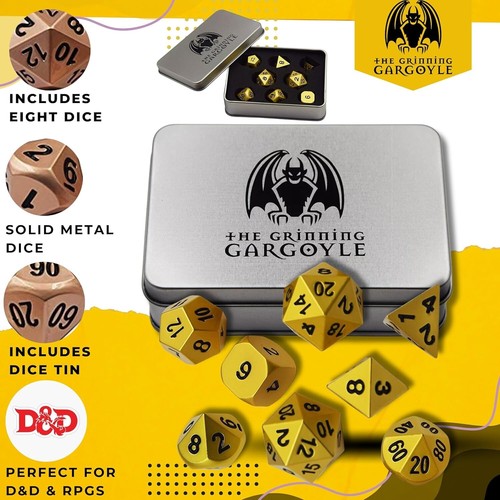 Gold metal poly - gold, set