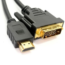 5m HDMI to DVI Cable 24+1 DVI-D Dual Link Video Adapter Converter Lead for PC TV