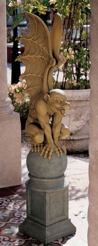 Gargoyle statue large outdoor - gargoyle,