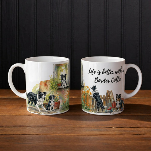 Border collie mug life - life, is