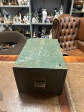 Vintage Industrial Green Metal