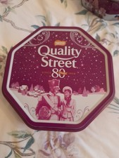 Quality Street Empty Tin 80 Years Christmas 2016 