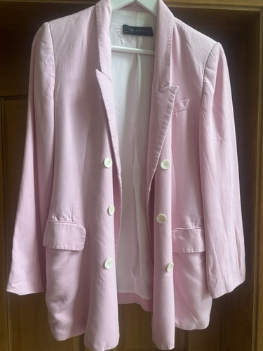 Zara pink double breasted - zara,
