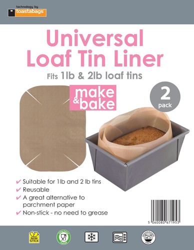 Loaf tin liner - tin, reusable