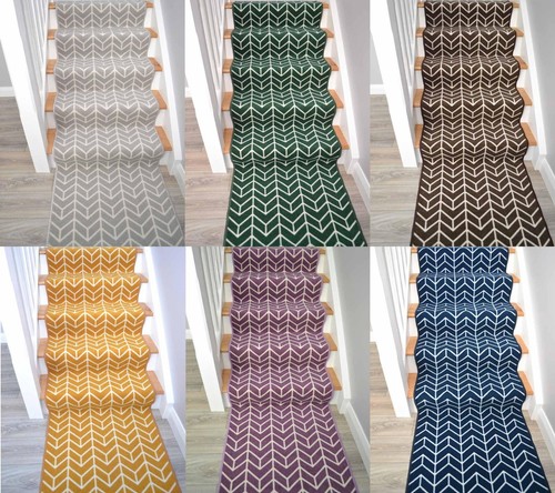 Stairway carpet runner rug - carpet,