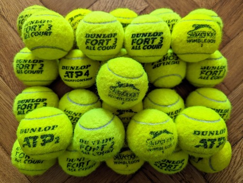 Used tennis balls - balls, mixed