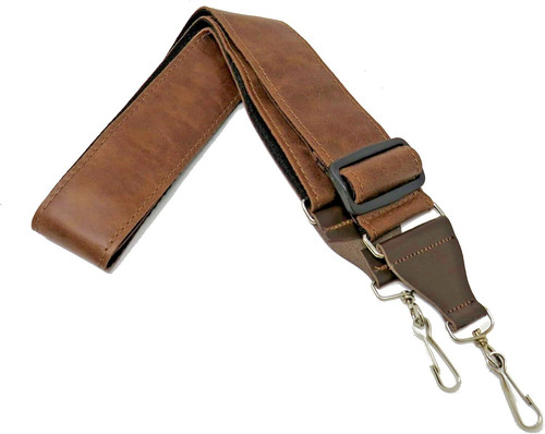 Brown genuine leather classic - leather,