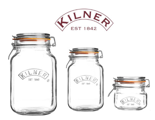 Kilner clip top square - top,