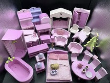 ELC Pink Wooden Dolls House