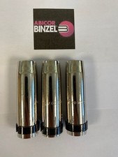 Genuine Binzel MIG Gas Nozzle MB36 Conical (Pack 3) + FREE P&P