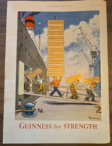 1945 guinness for strength - guinness,