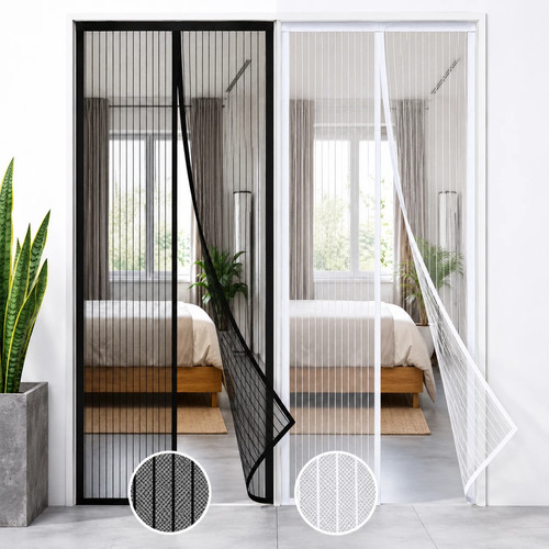 Magnetic insect door mesh net - mesh,