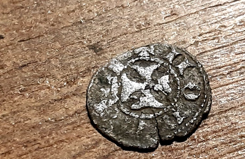 Hammered silver medieval - silver,