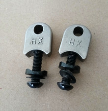 Pair Footrest Pin Locating Brackets for Karma Ergo Wheelchair