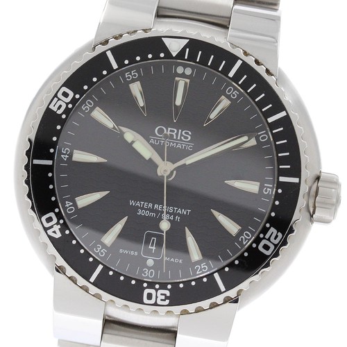 Oris divers 7533 date black - oris,