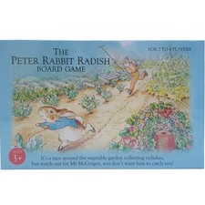 The Peter Rabbit Radish Board Game Beatrix Potter Paul Lamond Kids Age 3+ 2005