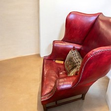 Leather Georgian style wing