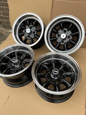 7x 13 Minilight BLACK MACHINE LIP 4 x 101.6 PCD Set of 4 FIT CLASSIC MINI