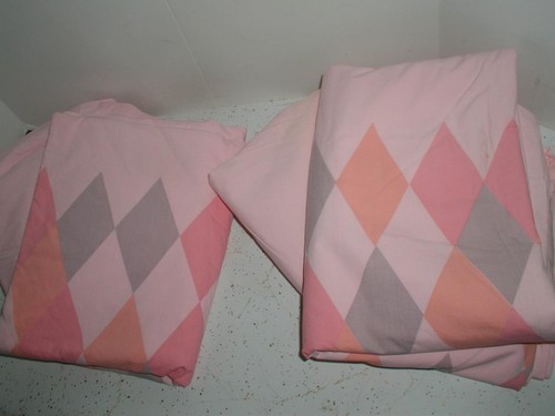 Vtg sets pink harlequin - pink,