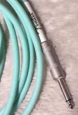 Fender Genuine Instrument Cable Guitar Bass Surf Green 18' Extra Long!!!