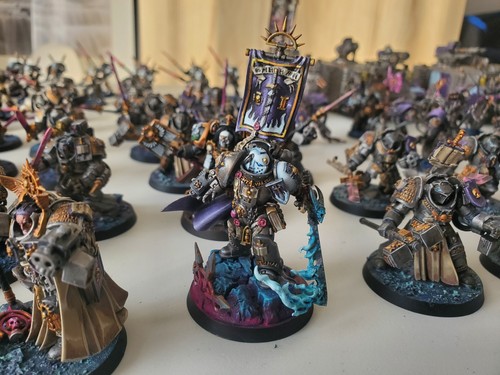 Army grey knight - grey, pro-painted