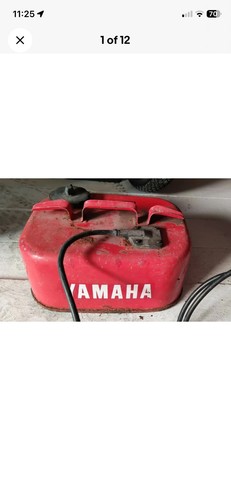Vintage yamaha metal outboard - vintage,