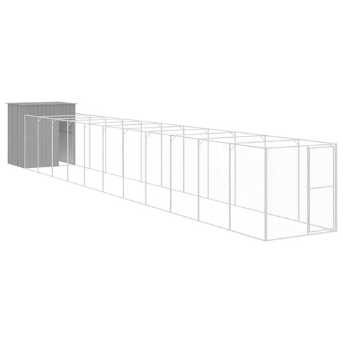 Dog house with run - house,