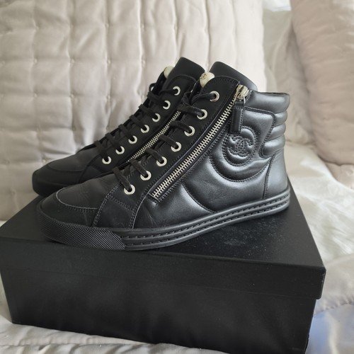 Chanel logo pearl high top - chanel,