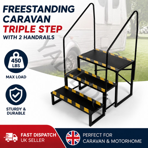 Freestanding tread triple - tread,