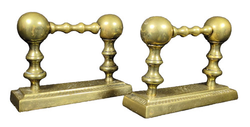Pair heavy brass - heavy,