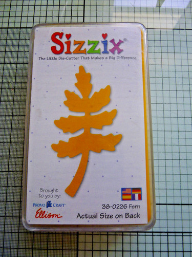 Sizzix originals yellow die - sizzix,