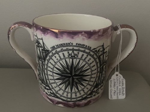 Antique grays pottery lustre - pottery,
