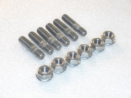 Stainless exhaust studs - stainless,