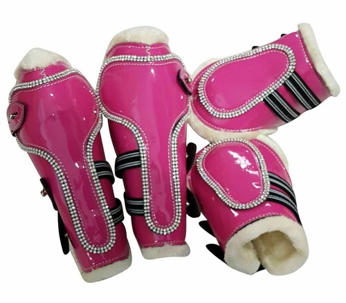 Pink bling tendon fetlock - pink,