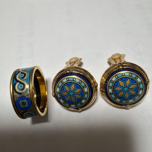 Michaela frey blue gold - blue, ring