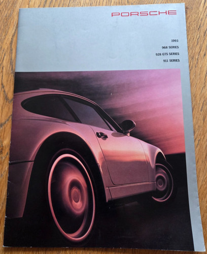 1993 porsche usa car - 1993, brochure