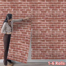 Red Brick WallPaper 3D Effect