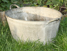 Vintage Galvanised Metal Wash