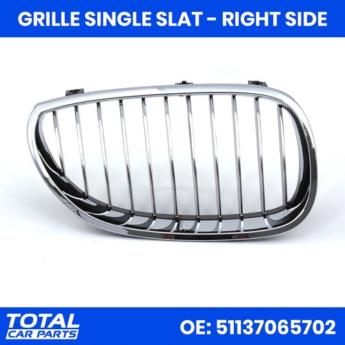 Right chrome radiator kidney - right,